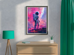 An astronaut in the space wall art - beink online art store