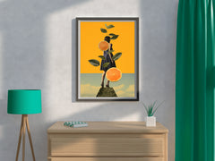 Modern Elegant Lady Abstract Wall Art