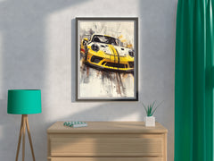 Porsche GT3 RS Naranja Wall Art