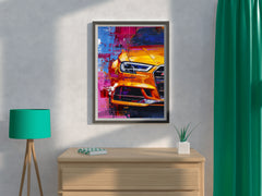 Mustang With LED Lights Wall Art