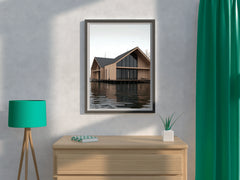 House On Lake Wall Art