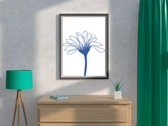 Blue Agapanthus Wall Art