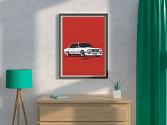 BMW E3 Classic Wall Art