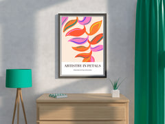 Tropical Leaf Painting Wall Art