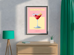 Cocktail Cosmopolitan Wall Art