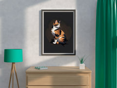 Calico Cat Animal Wall Art