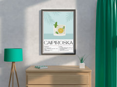 Caipiroska Cocktail Wall Art