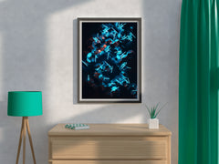 3D LED Crystals Abstract Wall Art