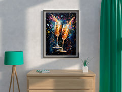 Oil Painting Of Drinking Cup Wall Art