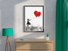 Balloon Girl Wall Art