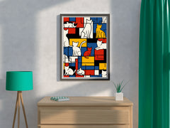 The Mondrian Cats by Tobe Fonseca