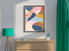 Abstract Colorful Wallpaper Wall Art