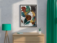 Floral Fusion - Multicolor Patels Modern Wall Art