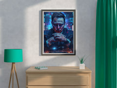 3D Image of Elon Musk Wall Art