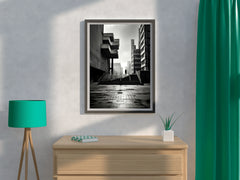 Black White Architectural Wall Art