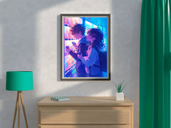 Anime Couple Wall art