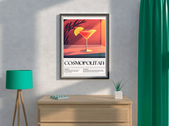 Cosmopolitan Cocktail Wall Art