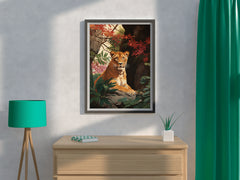 Watercolor Painting of Tiger Wall Art