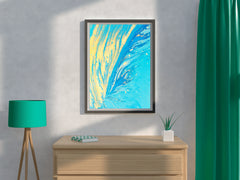 Water Waves Abstract Wall Art