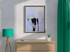 Cityscape Reflections Modern Wall Art - beink online art store