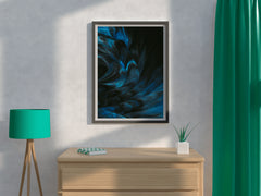 Oil Paint Milkyway View Abstract Wall Art