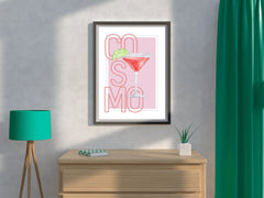 Cosmo Cocktail Wall Art