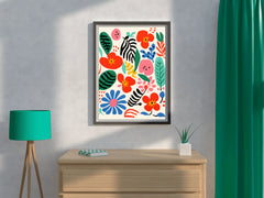 Colorful Floral Painting Art