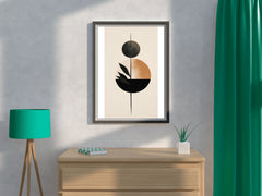 Geometric Circular Shape Abstract Wall Art