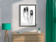 Ink-Drawn Cityscape Modern Wall Art - beink online art store