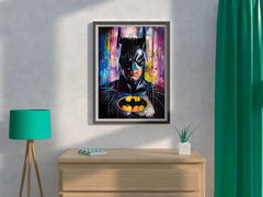 Painting of Batman-The iconic DC Comics Superhero