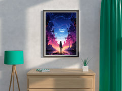 Fantasy Anime Storm Wall Art