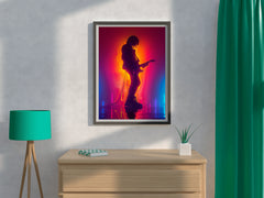 Guitarist In Concert Wall Art