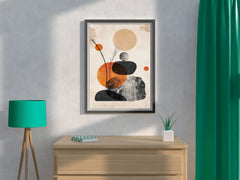 Boho Shapes Abstract Wall Art