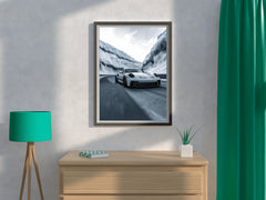 Porsche 992 GT3 White Wall Art