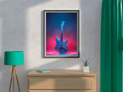 Jazz Electric Guitar Wall Art