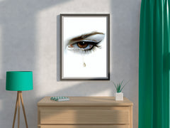 Silent Sorrow Modern Wall Art