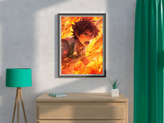 Orange Anime character  Anime Wall Art