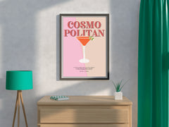 Cosmon Politan Cocktail Wall Art