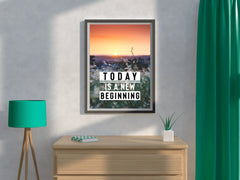 New Beginning Motivational Wall Art