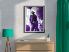 Purple Formal Suit Wall Art