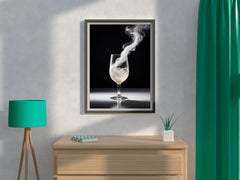 Dry Ice In A Glass Wall Art