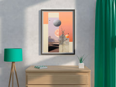 Sunset Abstract Wall Art