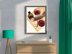 Glass of Champagne and Wine Wall Art