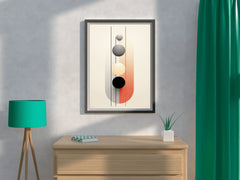 Geometric Shapes Circle Abstract Wall Art