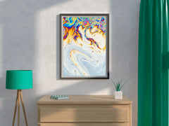 Liquid Marble Abstract Wall Art