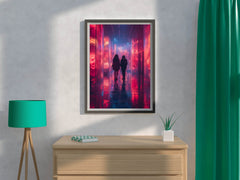 Pink Boards Wall Aet - beink online art store