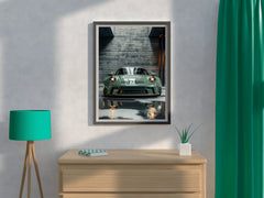 Porsche992 GT3 Green Metallic Wall Art