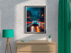 Tesla Model S Wall Art