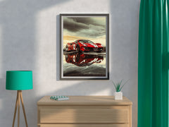 Ferrari488 Pista Red Wall Art