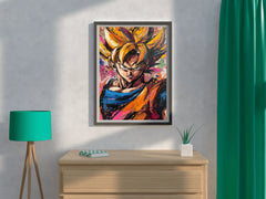 Painting of Goku- The Dragon Ball Series